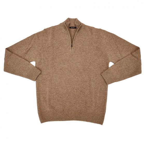 SWEATER ITALIA ZIP BEIGE