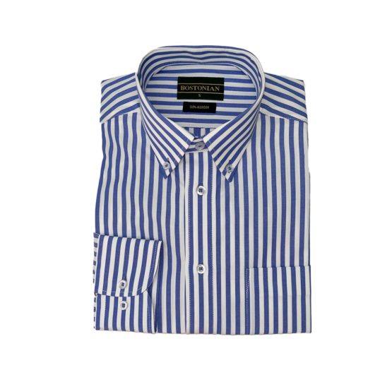 CAMISA BOSTONIAN RAYA AZUL