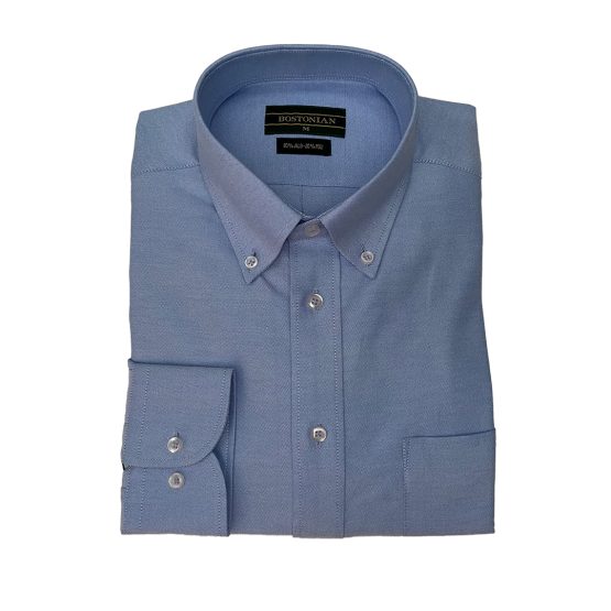 CAMISA BOSTONIAN OXFORD AZUL